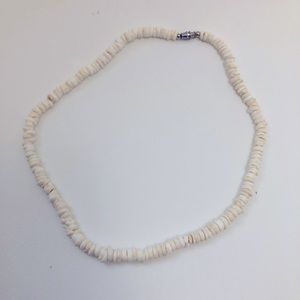 White Puka Shell Necklace